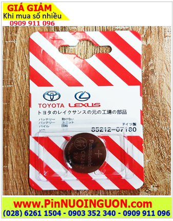 Lexus CR2412; Pin Remote Ôtô Lexus CR2412 lithium 3v chính hãng /Vỉ 1viên